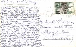 CPA Biarritz la grande plage vers le casino bellevue