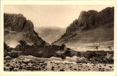 CPA El Kantara throats seen by far Algeria