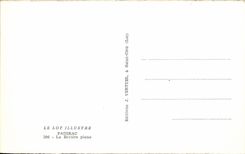 CPA Le lot illustre padirac la riviere plane