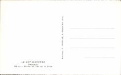 CPA Le lot illustre padirac entree du lac de la pluie