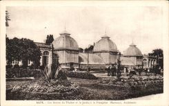 CPA Les serres du thabor et le jardin a la francaise Rennes 