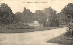 CPA Saint chamond les jardins 