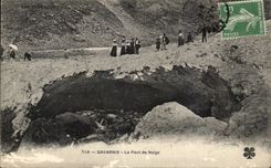 CPA Gavarnie le pont de neige