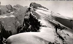 CPA Chamonix mont blane hte savoie le mont blance depart des pises du brevent