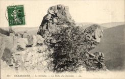 CPA Geradmer La Schlucht La Roche du Chameau 