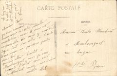 CPA Fantaisie Fleurs Femme Couple 