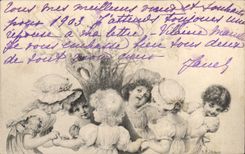 CPA fantaisie Enfants