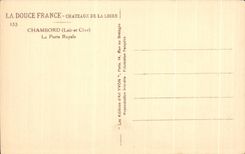 CPA La Douce France Chateaux De La Loire Chambord la Porte Royale