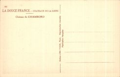 CPA La Douce France Chateaux De La Loire Chateau de Chambord