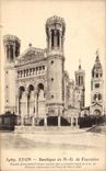 CPA Lyon Basilique de facade principale par 