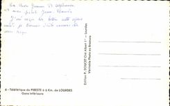 CPA Teleferique du Pibeste de Lourdes Gare