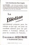 Chromo Les Animaux Sauvages La fouine Bledine