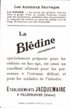 Chromo Les Animaux Sauvages La Fouine Bledine