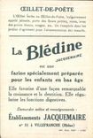 Chromo La bledine Oeillets de poete 
