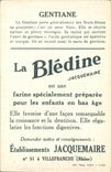 Chromo La bledine Gentiane