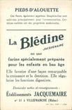 Chromo La bledine pieds d'alouette