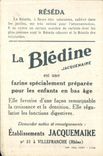 Chromo La bledine Reseda