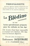Chromo La bledine Pieds d'alouette