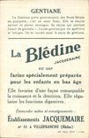 Chromo La bledine Gentiane