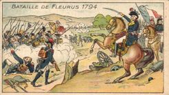 Chromo Bataille De Fleurus 1794 Pastilles Salmon Miliaria