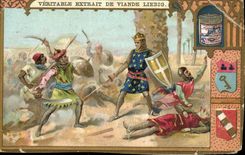 Chromo Veritable Extrait De Viande Liebig Chevalier 