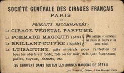 Chromo Societe Generale Des Cirages Francais Le mur en ficelle Enfants