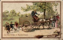 ChromoL La voiture d'arrosage Enfants Cheval Horse