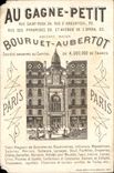Chromo Au gagne petit avenue de l'opera mode en 1883