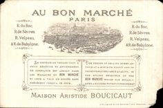 CPA Au bon marche intermedes Enfants