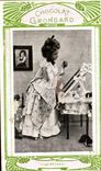 Chromo Chocolat Grondard Femme Coquetterie 