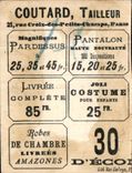 Chromo Coutard Taillour Croix des Petits Champs Paris