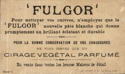 Chromo Societe Generale Des Cirages Francais Veinrd Boulangerie Fulgor 