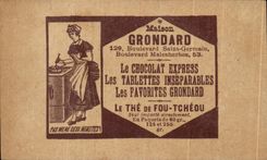Chromo Chocolat Grondard Nouvelles interessantes Enfant
