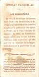 Chromo Chocolat d'Aiguebelle Dominicain prechant