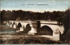 CPA Treves Le nouveau Pont