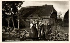 CPA Schwarzwald Trachten Folklore Costume