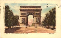 CPA Arc de Triomphe de Paris 