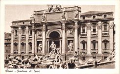 CPA Roma fontana di trevi