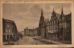 CPA Wiesbaden Place du chateau