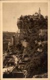 CPA Le Lot illustre Rocamadour (Lot) Vue general Etle bruit des Ave resonne