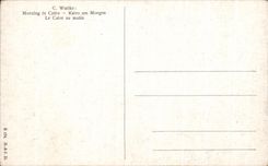 CPA Wuttke Morning in Cairo Egypte egypt