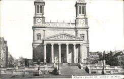 CPA Paris Church St Vincent Of Paul