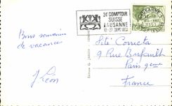 CPA Lausanne Le Grand Pont et la Tour Metropole Bel Air