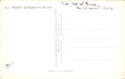 CPA Vichy Le Casino vu de cote