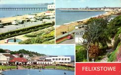CPA Promenade and Gardens Boating Lake Felixstowe