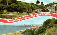 CPA Spa Gardens Promenade Greetings Felixstowe
