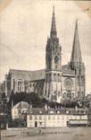 CPA Chartres Arrows of the Cathedral