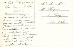 CPA Fantaisie florece la herradura