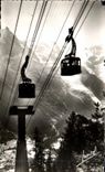 CPA Chamonix hte savoie Le telepherique du brevent aiguille midi et le mont blanc