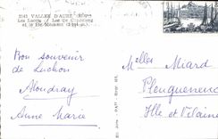 CPA Vallee d'Aure les lacets capdelong et le Pic Mechant